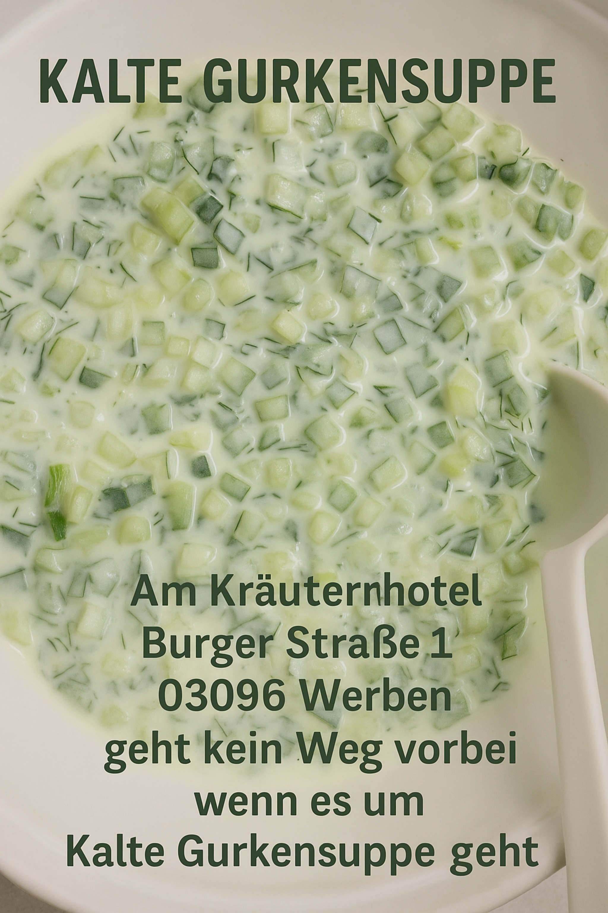 Kalte Gurkensuppe!